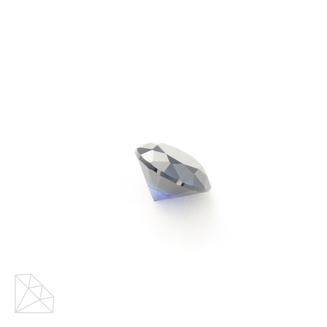 Lab Created Blue Sapphire (Dark) - Round