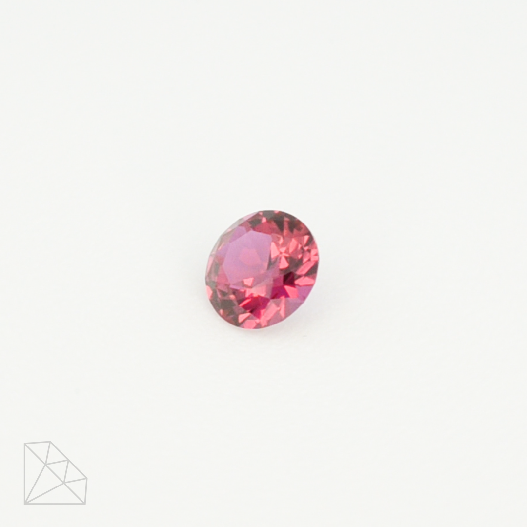 Lab Created Ruby (Pinkish) - Round