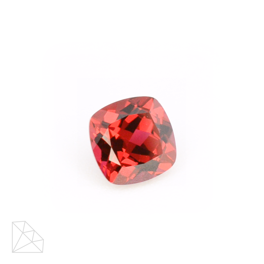 2.07ct Cushion Cut Lab Ruby – Burmese Red Gemstone for Sale | Luminous Made