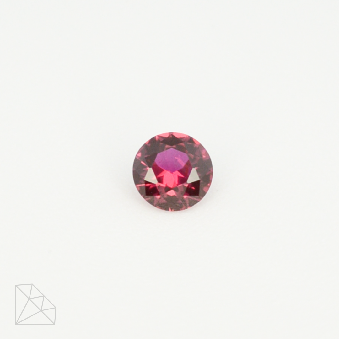 Lab Created Ruby (Pinkish) - Round