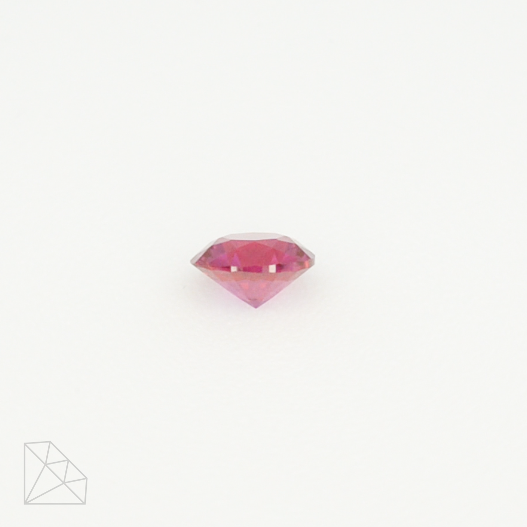 Lab Created Ruby (Pinkish) - Round