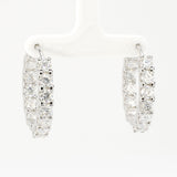 Inside–Outside Moissanite Hoop Earrings (2.6 CTW) • Sterling Silver