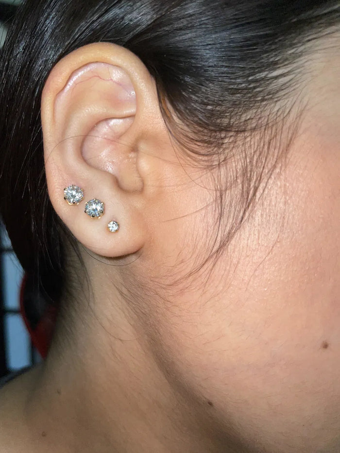 Customer wearing Luminous Made jewelry
