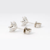 2ctw Moissanite Stud Earrings (1ct Each) • 925 Sterling Silver