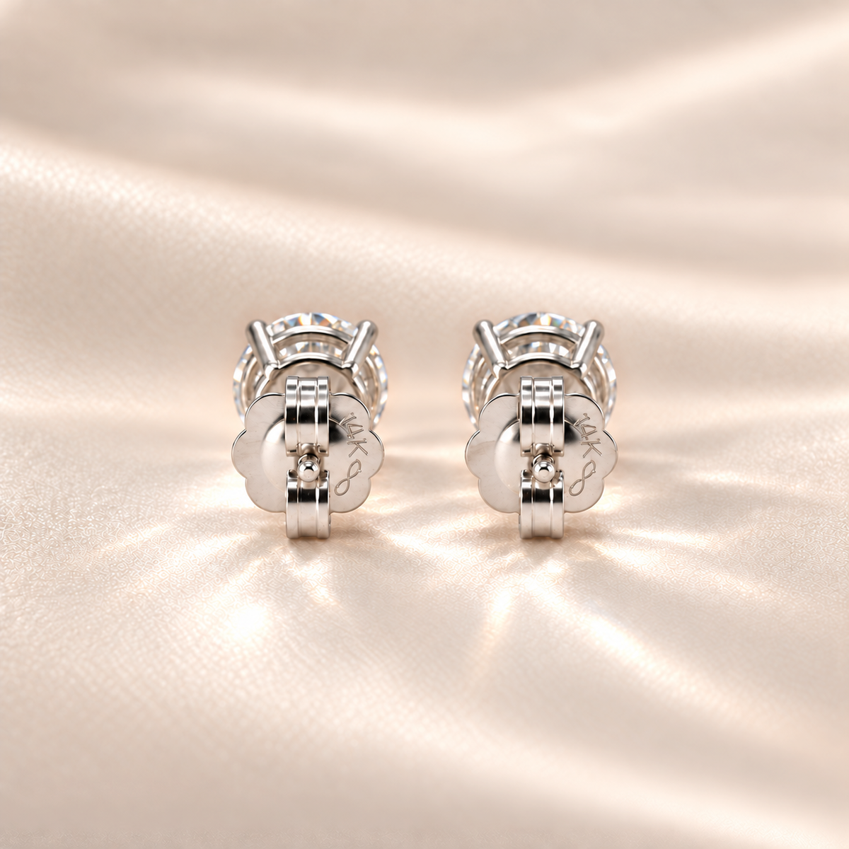 1 CTW IGI Lab Diamond Stud Earrings