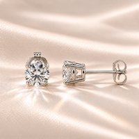 1 CTW IGI Lab Diamond Stud Earrings