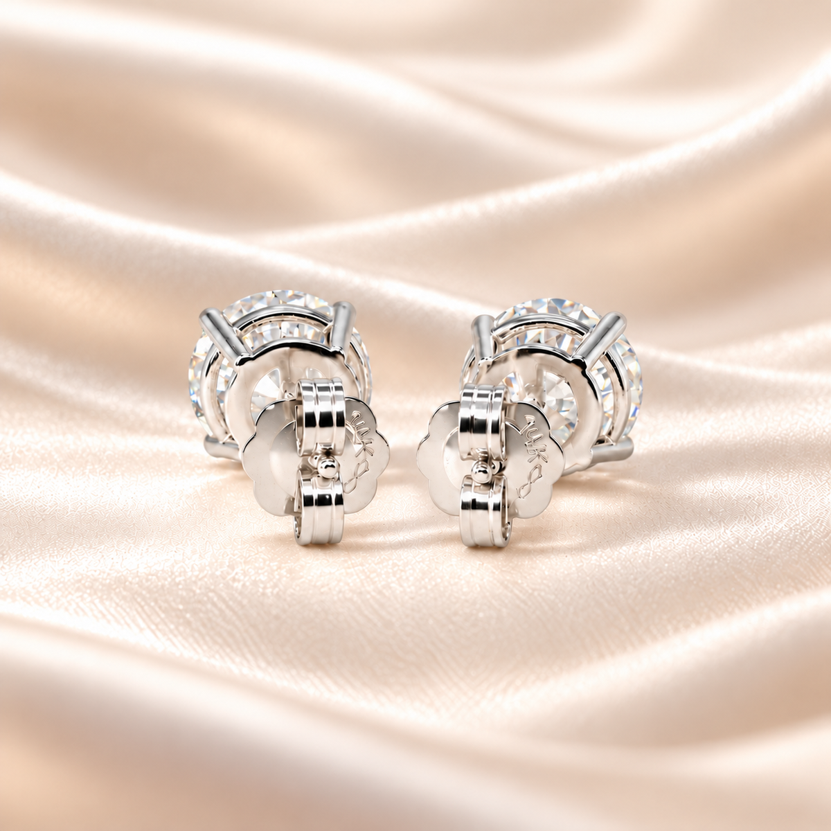 2 CTW IGI Lab Diamond Stud Earrings