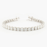 Sterling Silver Moissanite Tennis Bracelet, 5mm