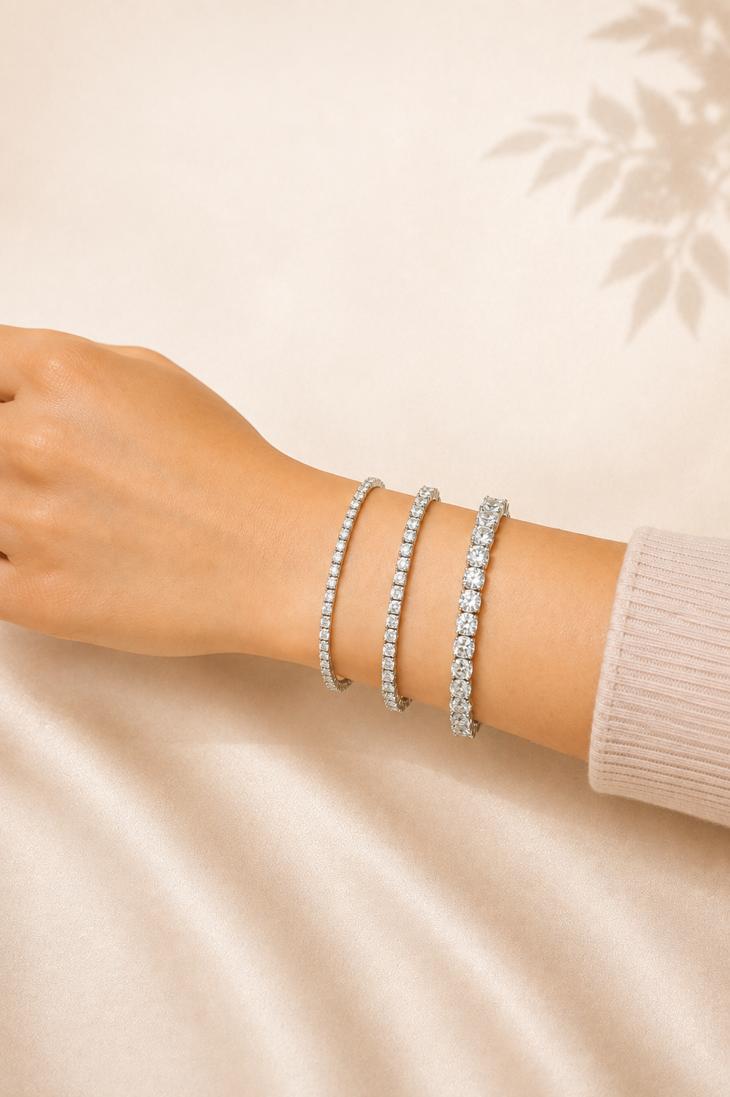 Moissanite tennis bracelets