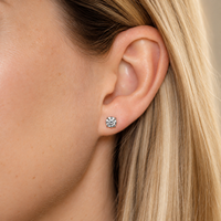 1 CTW IGI Lab Diamond Stud Earrings
