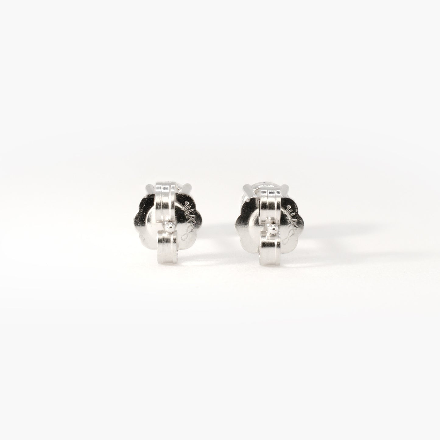 0.5ctw Lab Diamond Stud Earrings (0.25ct Each) • 14k White Gold