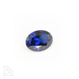 Lab Created Blue Sapphire (Dark) - Oval