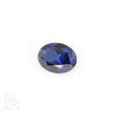 Lab Created Blue Sapphire (Dark) - Oval