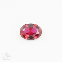 Lab Created Ruby (Pinkish) - Oval