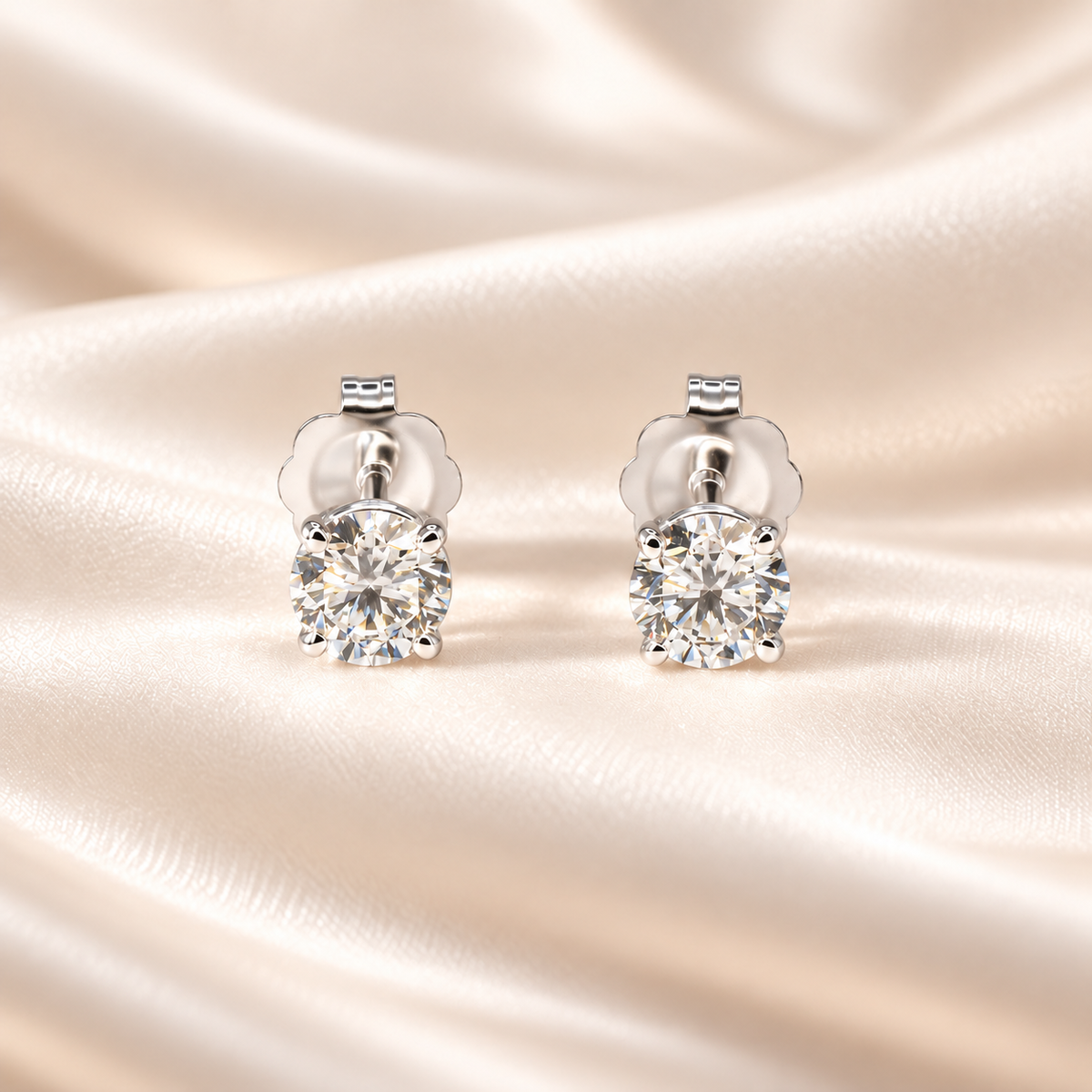 0.5 CTW Lab Diamond Stud Earrings