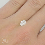 1.01 Carat Elongated Oval Lab Diamond • D • VVS2 • IGI Certified