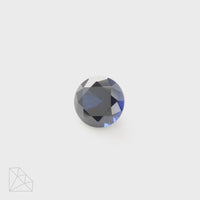 Lab Created Blue Sapphire (Dark) - Round