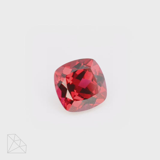 2.07ct Cushion Cut Lab Ruby – Burmese Red Gemstone for Sale | Luminous Made