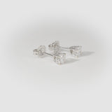 0.5ctw Lab Diamond Stud Earrings (0.25ct Each) • 14k White Gold