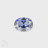 Lab Created Blue Sapphire (Light) – Oval