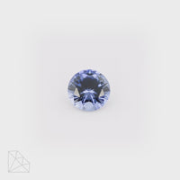 Lab Created Blue Sapphire (Light) - Round