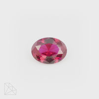 Lab Created Ruby (Pinkish) - Oval