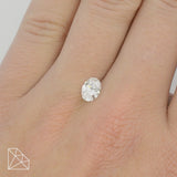 1.00 Carat Oval Lab Diamond • D • VVS2 • IGI Certified