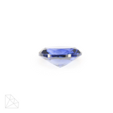 Lab Created Blue Sapphire (Light) – Oval