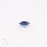 Lab Created Blue Sapphire (Light) - Round